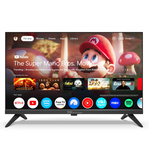 Smart TV TD Systems 32" HD – Android TV 11, Chromecast Integrado, Asistente de Google, Bluetooth 5.1