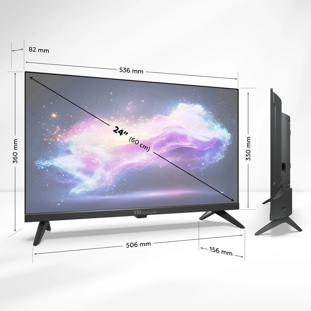 Smart TV TD Systems 32" HD – Android TV 11, Chromecast Integrado, Asistente de Google, Bluetooth 5.1