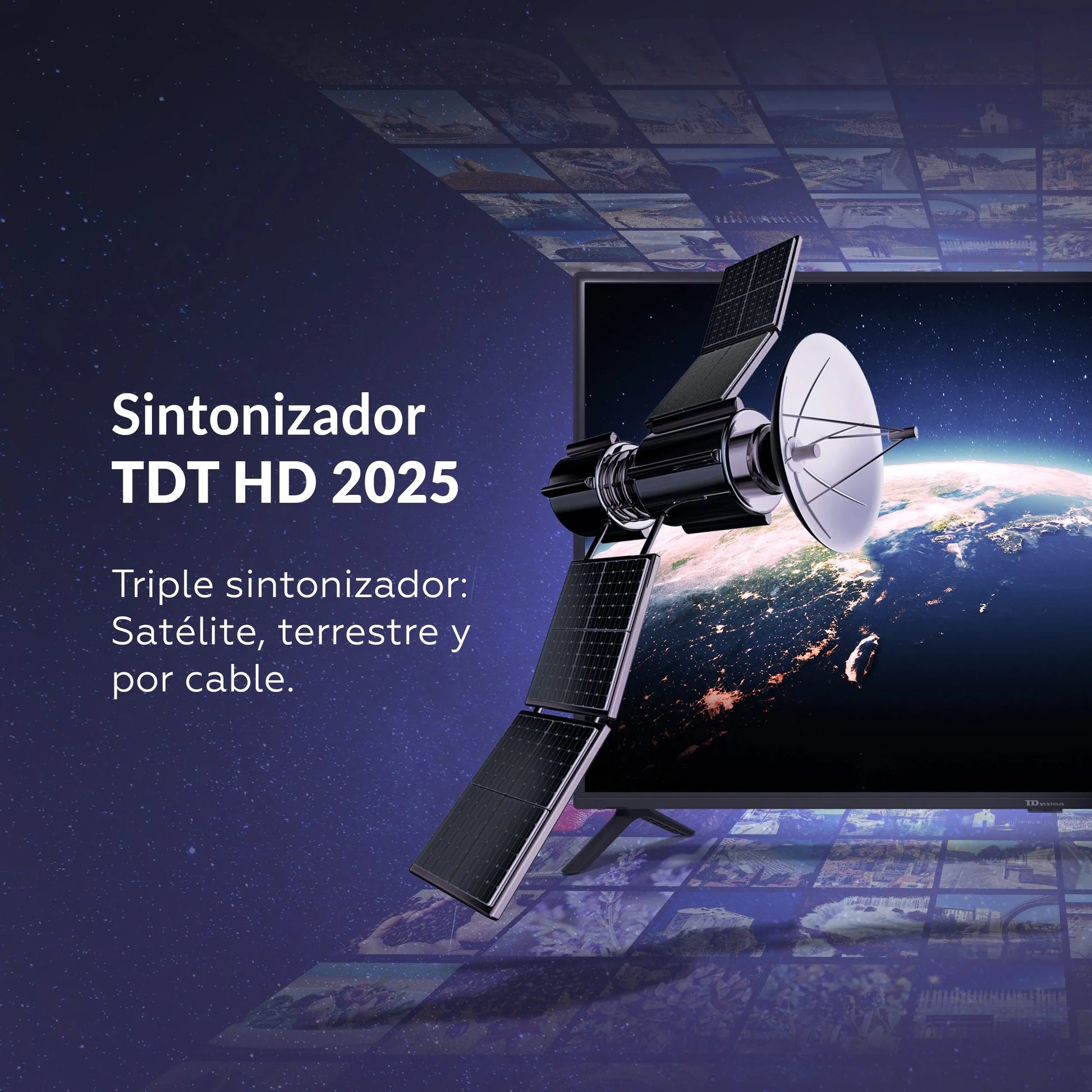 Smart TV TD Systems 32" HD – Android TV 11, Chromecast Integrado, Asistente de Google, Bluetooth 5.1